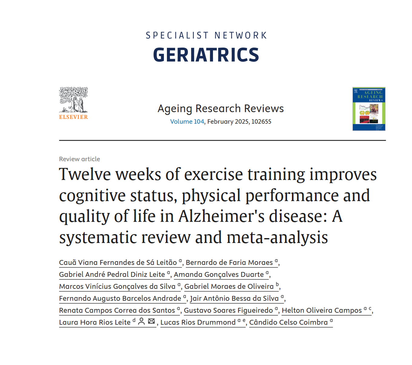 Geriatrics